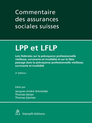 cover image of LPP et LFLP